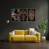 3 Pcs Premium Wooden Wall Hanging ( Am-001 )