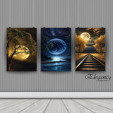 3 Pcs Wooden Wall Hanging WK-0001