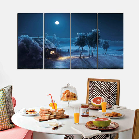 4 PCS Digital Wall Frame