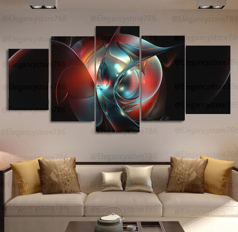 Abstract Wall Art Frames 5 Spliters