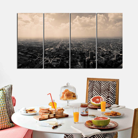 4 PCS Digital Wall Frame