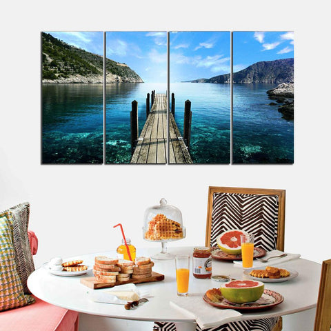 4 PCS Digital Wall Frame