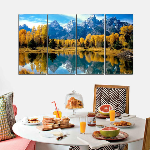 4 PCS Digital Wall Frame