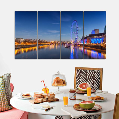 4 PCS Digital Wall Frame